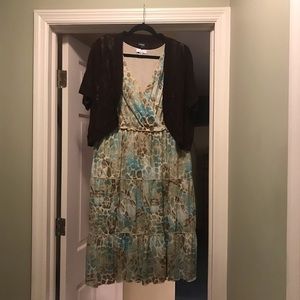 Macy’s Dress and sweater